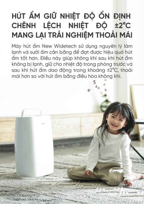 Máy Hút Ẩm Xiaomi NWT 18L Thông Minh