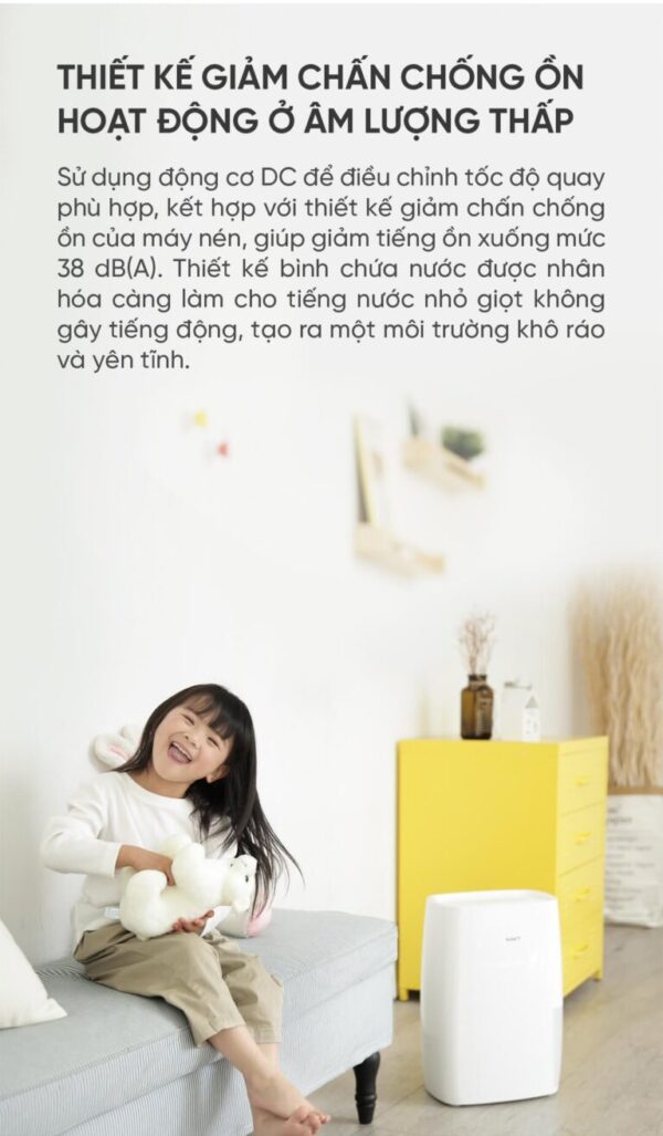 Máy Hút Ẩm Xiaomi NWT 18L Thông Minh