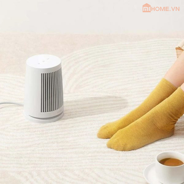 Máy sưởi mini để bàn Xiaomi Mijia ZMNFJ01YM – Xoay đảo gió, góc quay 45 độ