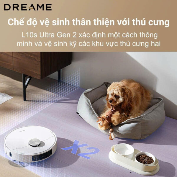 Robot hút bụi lau nhà Dreame L10s Ultra Gen 2 – Hàng Chính Hãng