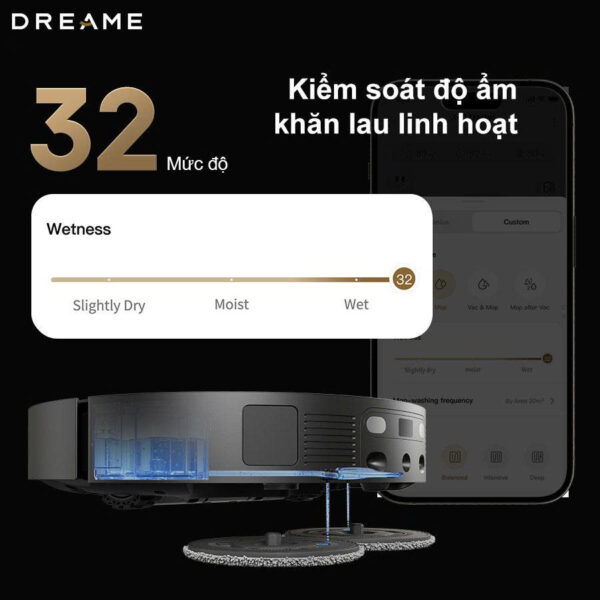 Robot hút bụi lau nhà Dreame X40 Master – Hàng Chính Hãng