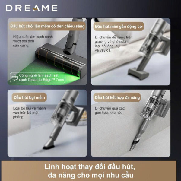 Máy hút bụi cầm tay không dây Dreame Z10S Station – Hàng chính hãng