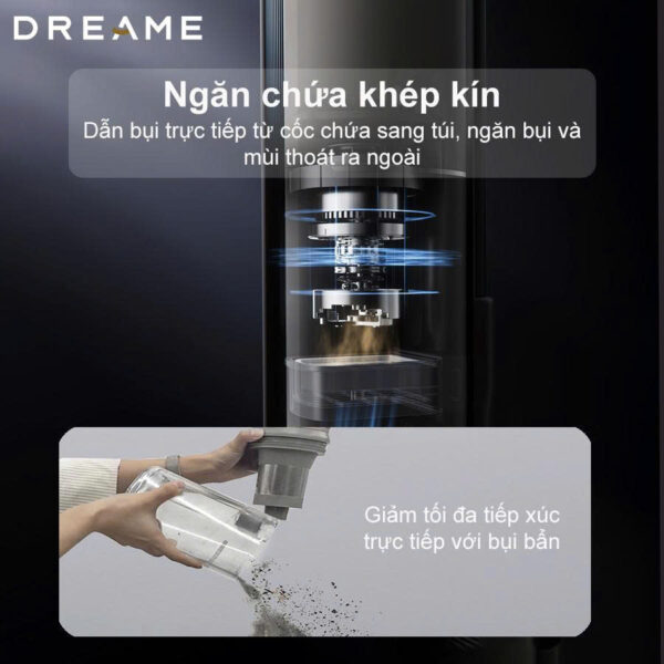 Máy hút bụi cầm tay không dây Dreame Z10S Station – Hàng chính hãng
