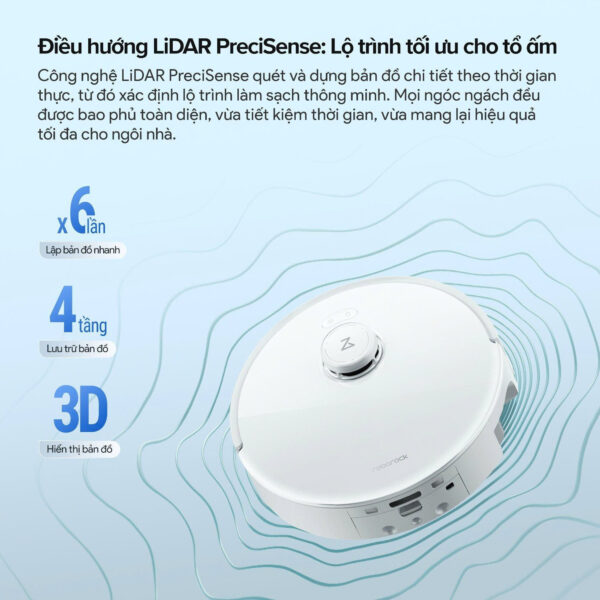 Robot Hút Bụi Lau Nhà Roborock Qrevo Curv 2 Flow