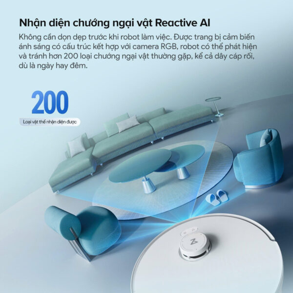 Robot Hút Bụi Lau Nhà Roborock Qrevo Curv 2 Flow