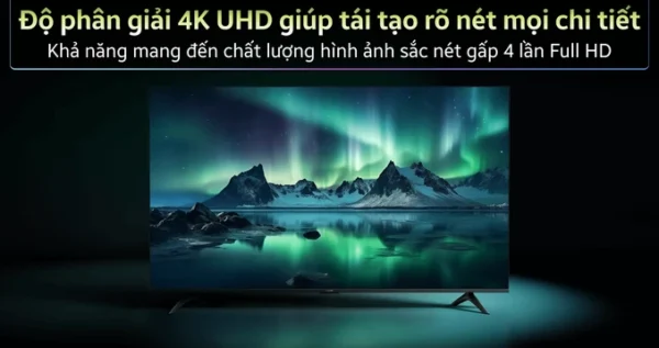 Tivi Xiaomi A 55 Inch – 2026 Bản Quốc Tế – 4K/60Hz – 2GB/8GB