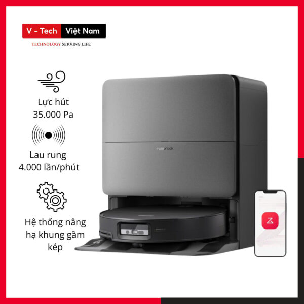 Robot hút bụi Roborock Saros 20 Sonic