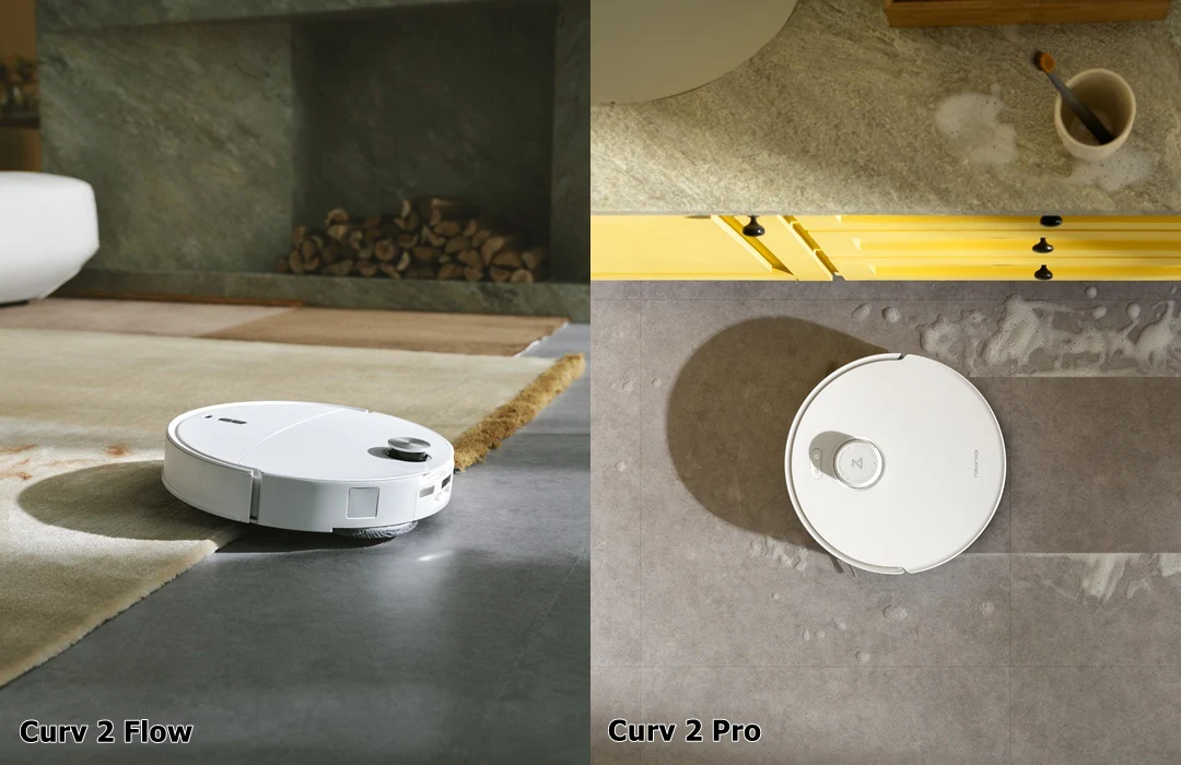 So sánh robot hút bụi lau nhà Qrevo Curv 2 Flow vs Qrevo Curv 2 Pro: Nên chọn phiên bản nào?