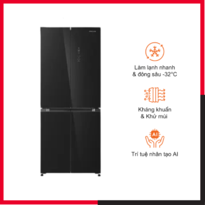 Tủ lạnh Multi door Dreame Inverter 430 lít DRC430WGB3VN