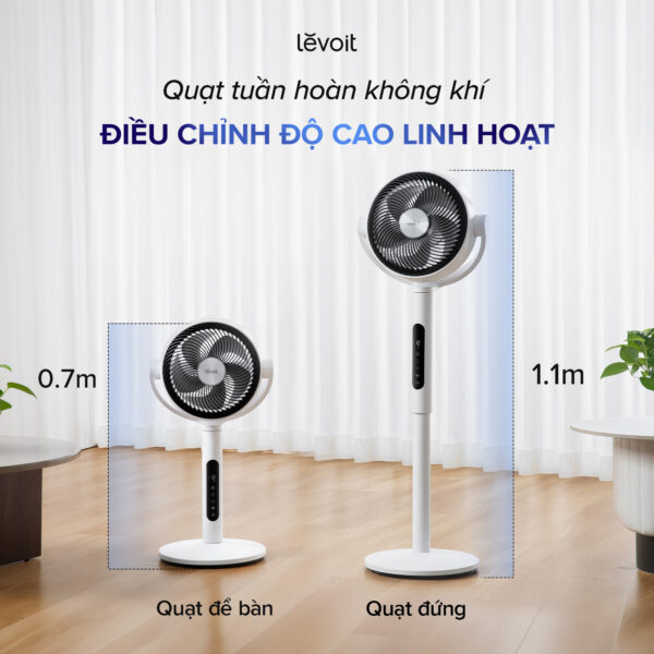 Quạt Tuần Hoàn Không Khí Levoit CirculAir 22.9cm