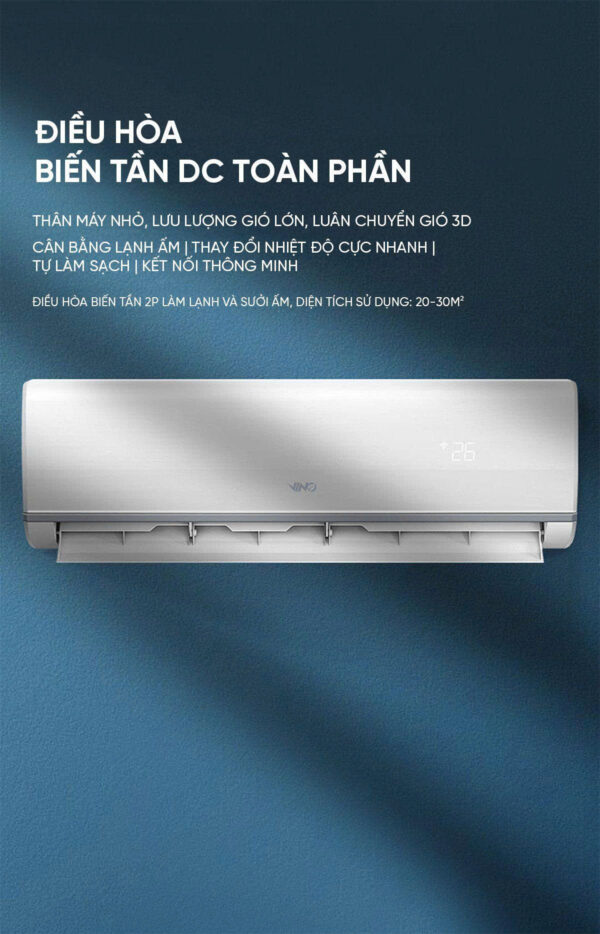 Điều hòa 2 chiều thông minh Xiaomi Vino 2HP Inverter KFR-50GW/V31AA1-N2