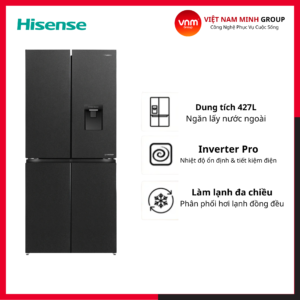 Tủ lạnh Hisense Inverter 427 lít RQ559N4EBND