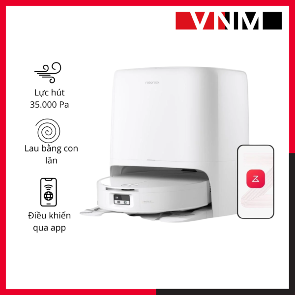 Robot hút bụi lau nhà Roborock Qrevo Edge 2 Flow – Hàng chính hãng