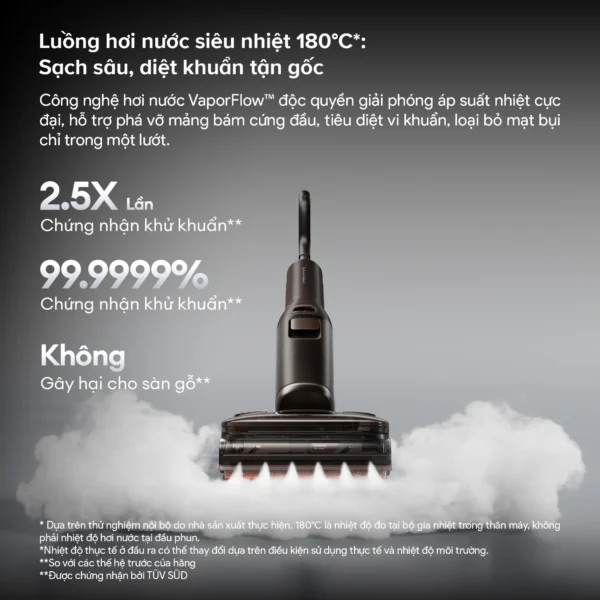 Máy hút bụi lau nhà Roborock F25 Ultra Steam Gen 2