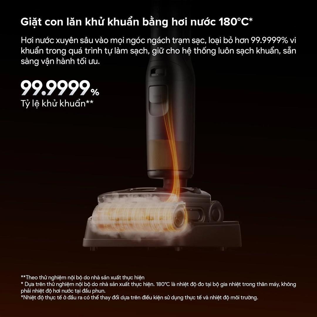 Roborock ra mat F25 Ultra Steam Gen 2 May hut bui lau san hoi nuoc 180°C lam sach sat mep hieu qua 8 - Việt Nam Minh Group - Vua Công Nghệ